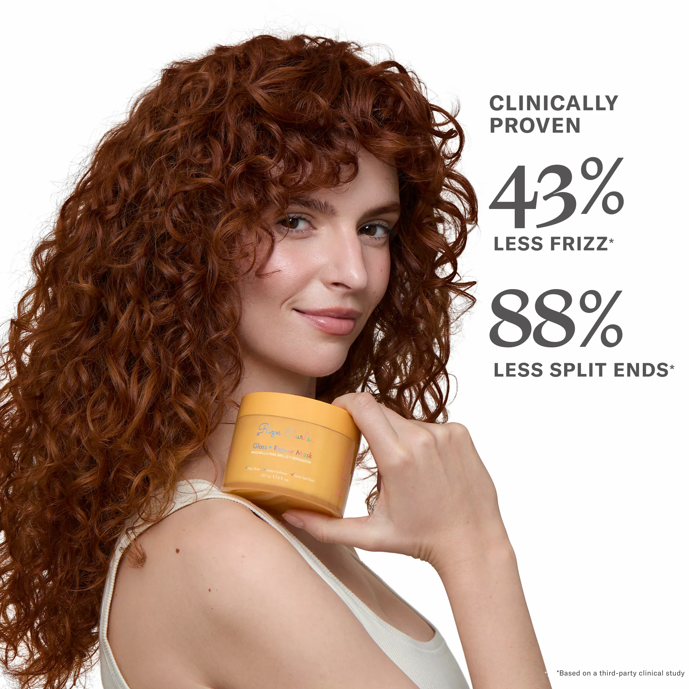 Rizos Curls Gloss + Repair Mask 237ml - Image 9