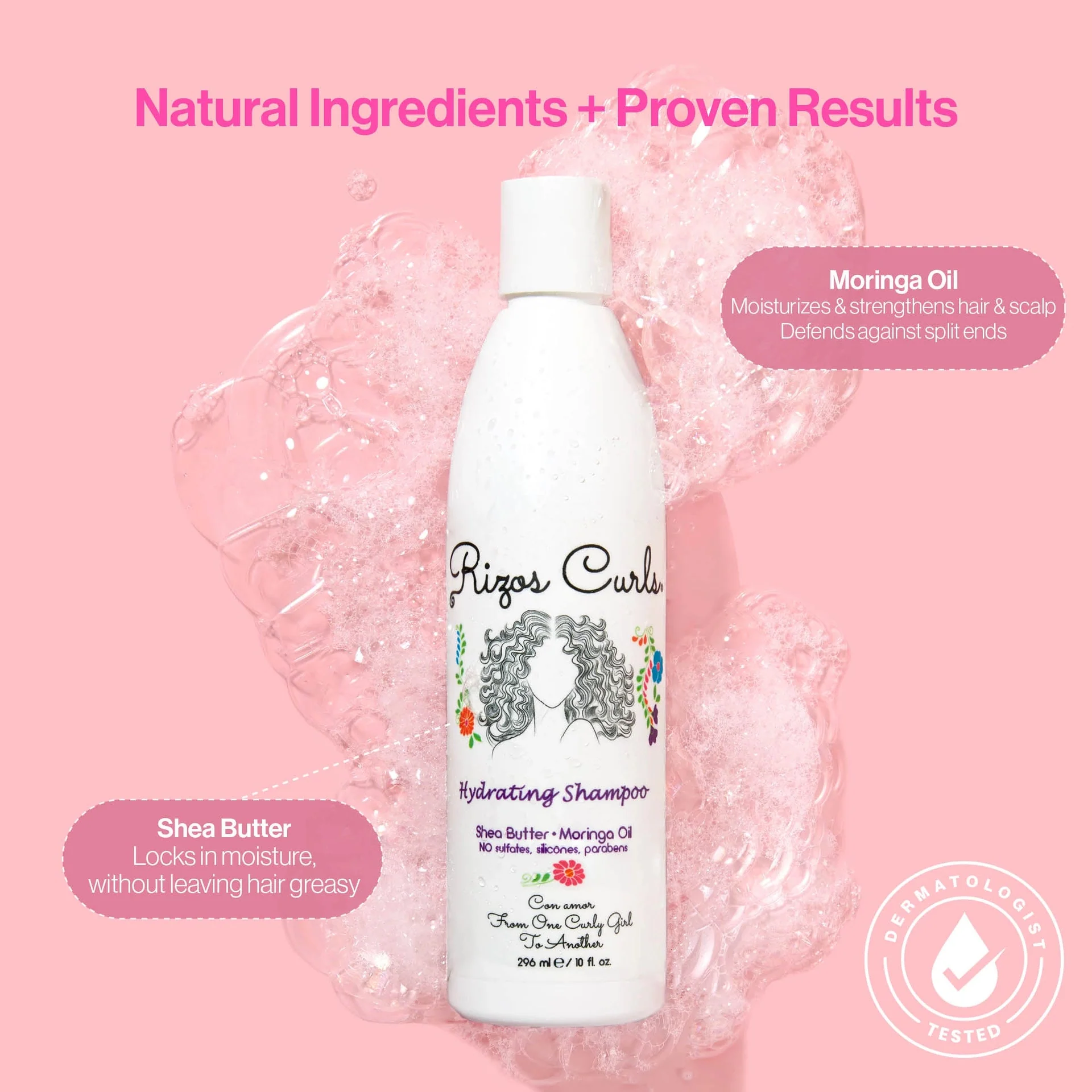 Rizos Curls Hydrating Shampoo 296ml - Image 4