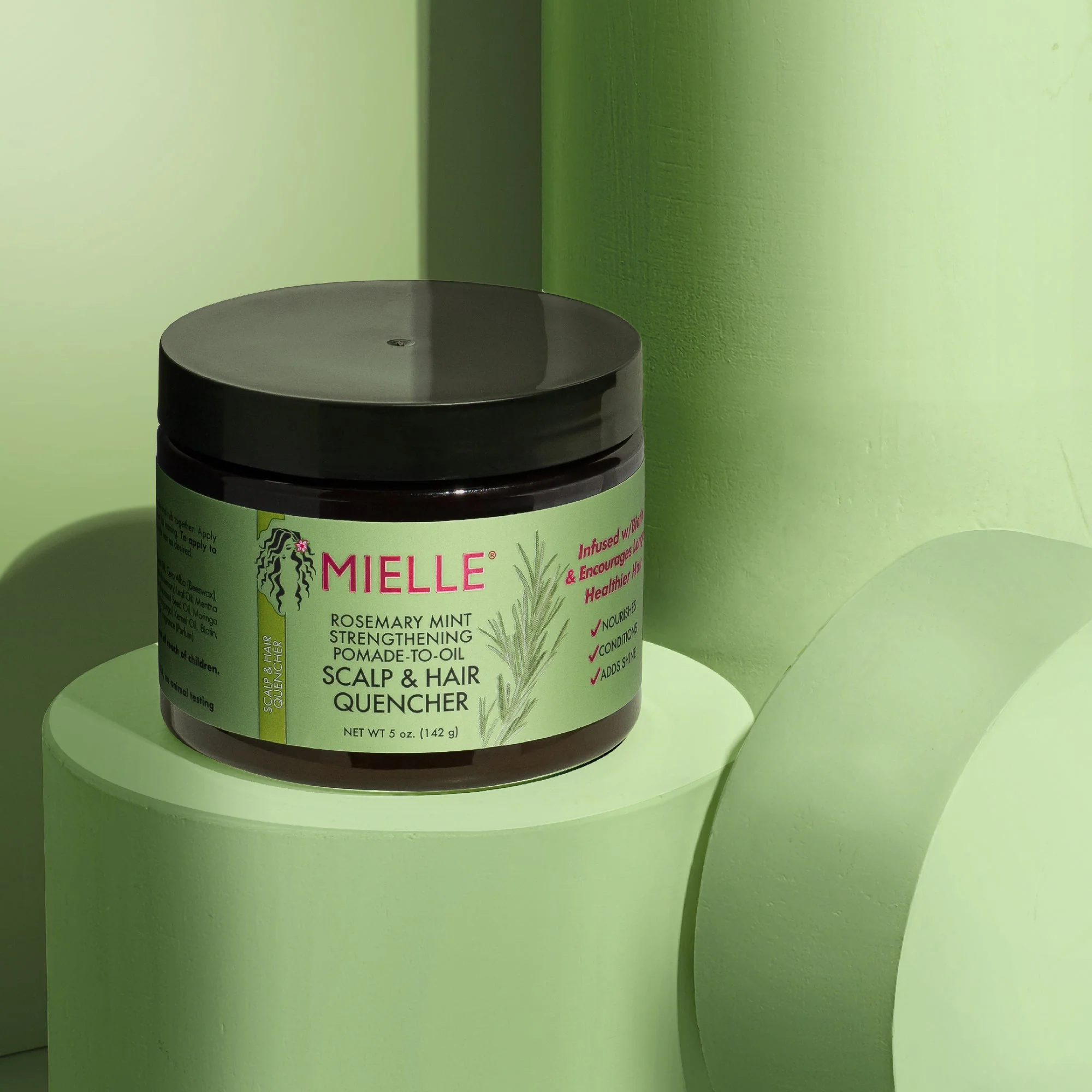 Mielle Rosemary Mint Pomade-to-Oil Scalp & Hair Quencher 142g/5oz - Image 3