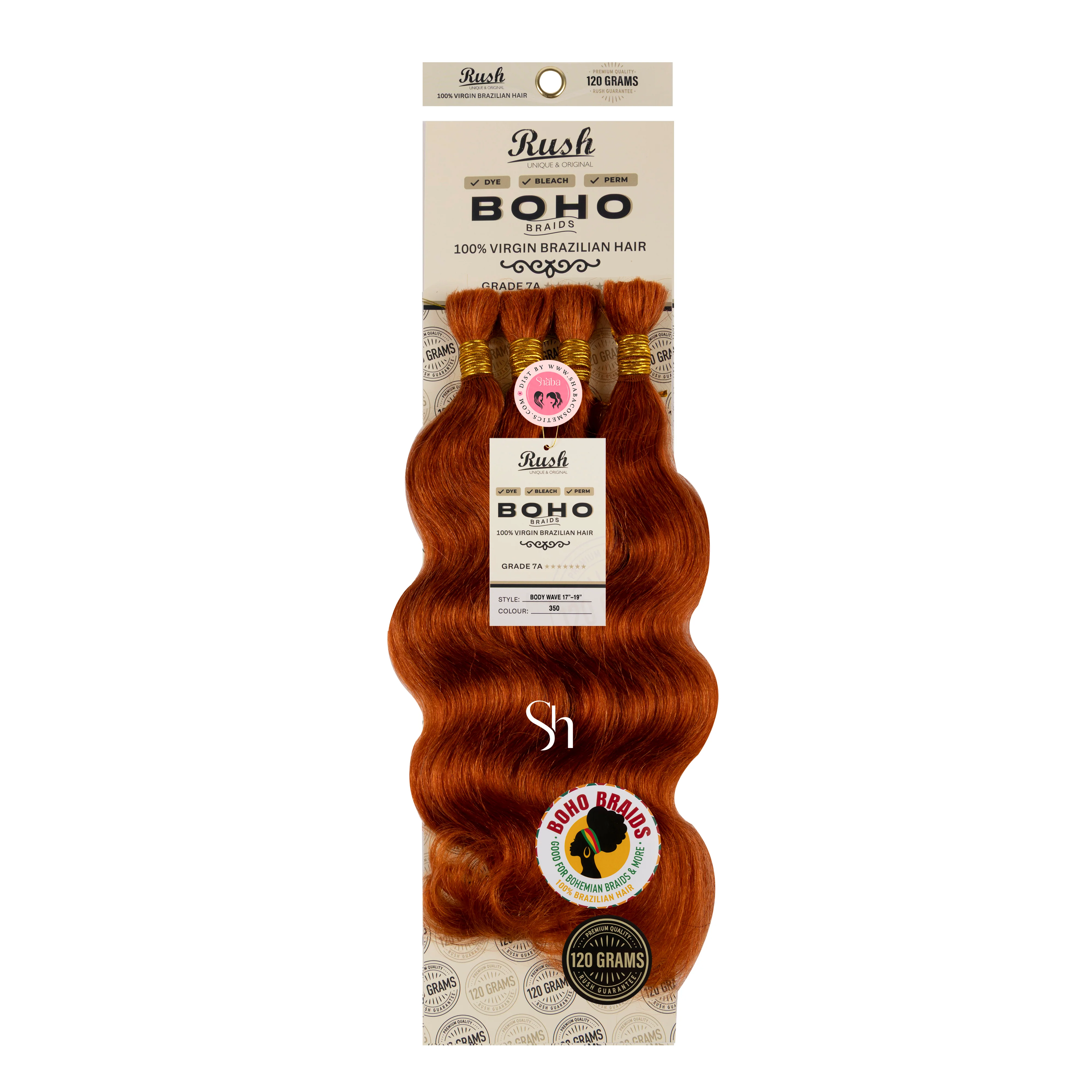 RUSH 100% Virgin Brazilian Boho Braids Body Wave Bulk 17"-19" - Image 9