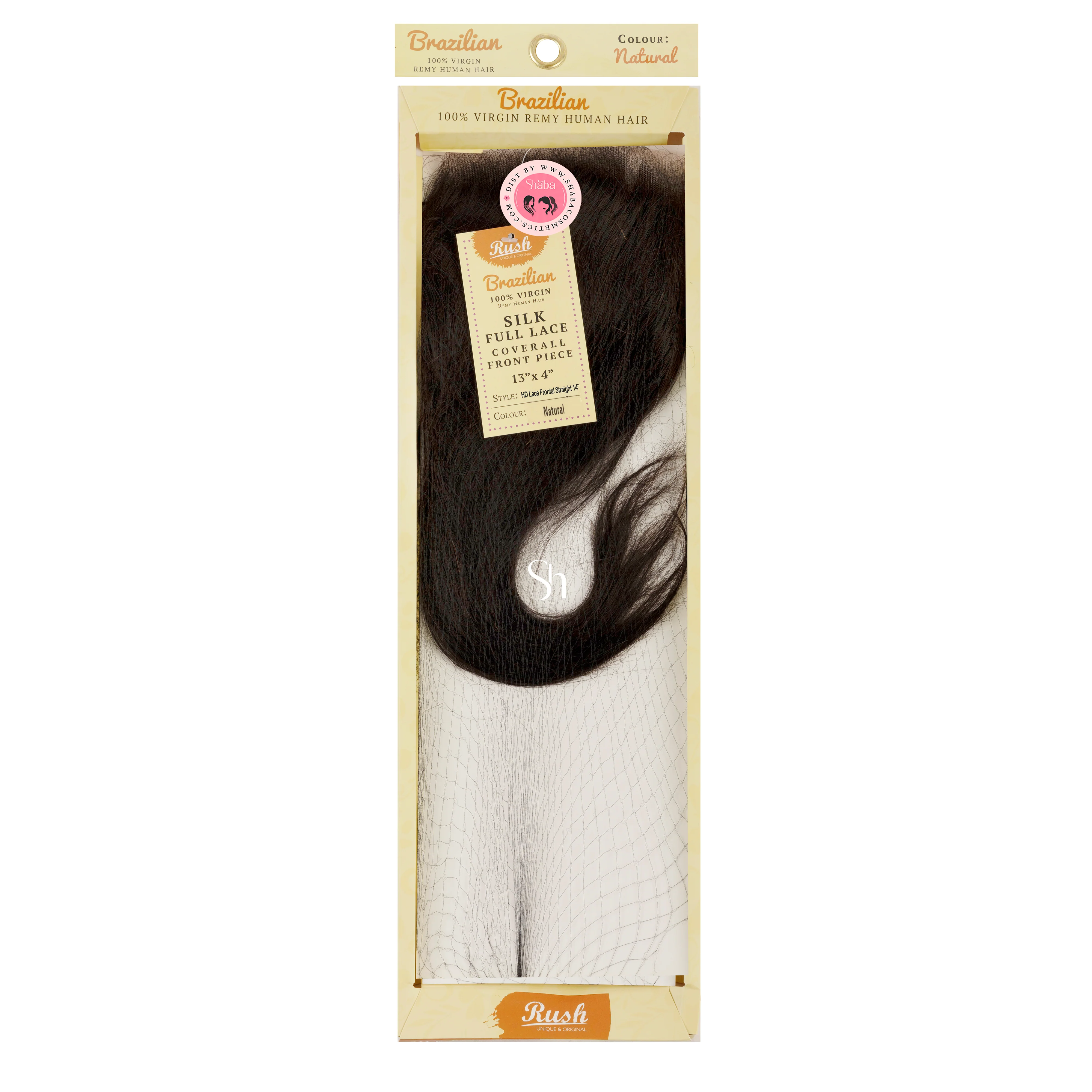RUSH Temptation 100% Virgin Brazilian Full HD Frontal Ear to Ear 13"x4" Straight - Image 6