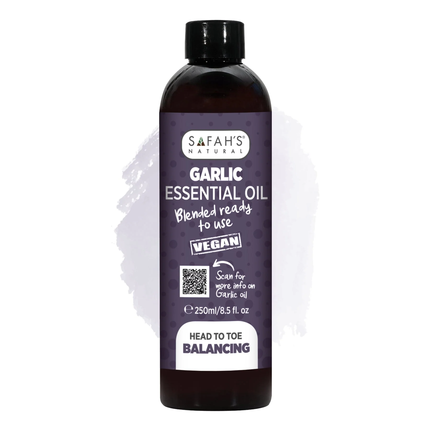 Safah's Garlic Essential Oil Blended Ready To Use 250ml