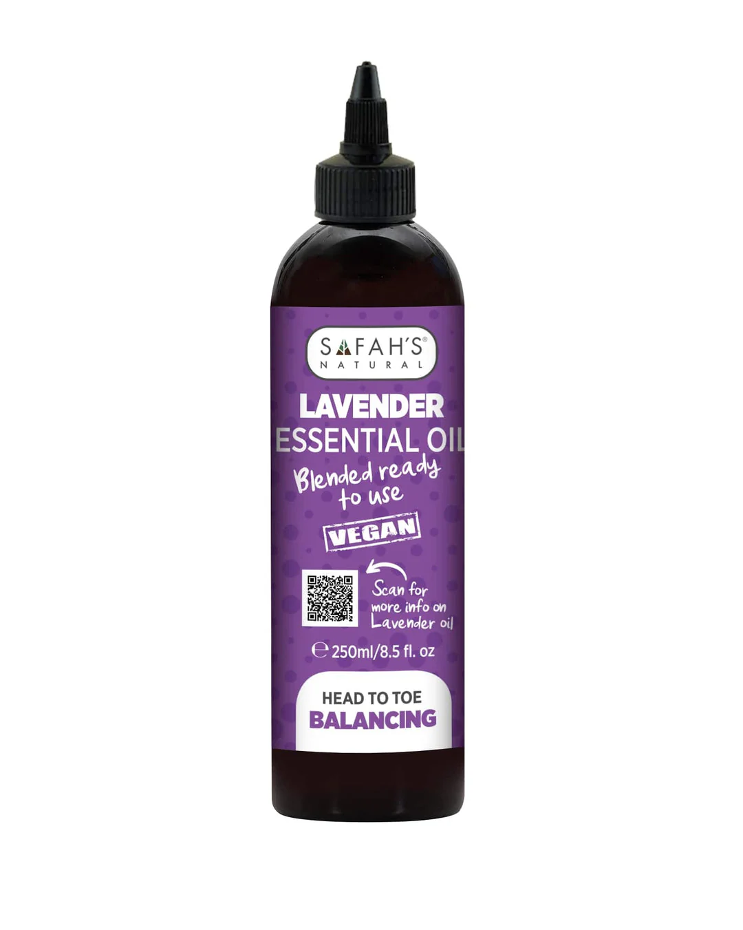 Safah's Lavender Essential Oil Blended Ready To Use 250ml