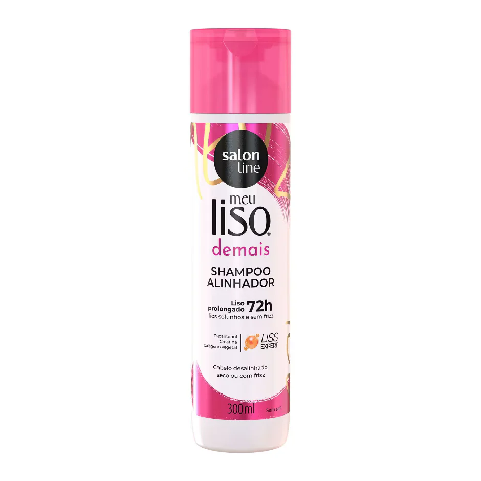 SALON LINE MEU LISO DEMAIS SHAMPOO 300 ML