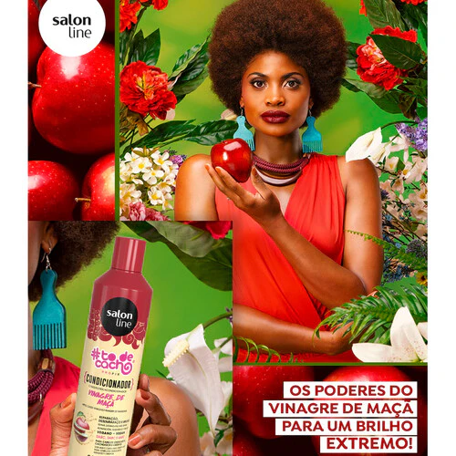 Salon Line Todecacho Apple Vinegar Conditioner 300 ml - Image 2