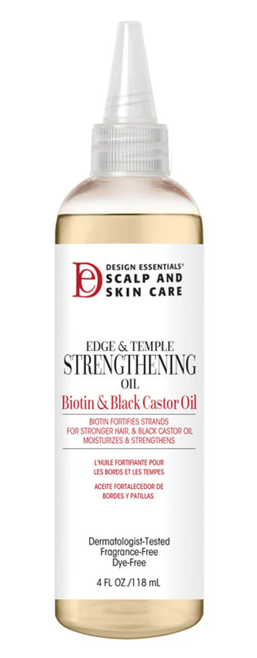 Design Essentials Scalp & Skin Care Edge & Temple Strengthening Oil 118ML - Image 2