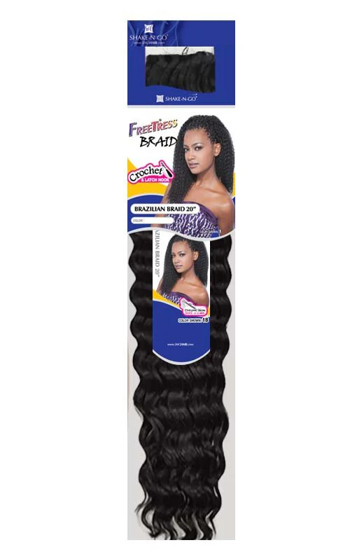 SHAKE-N-GO FREETRESS  BRAZILIAN BRAID 20"