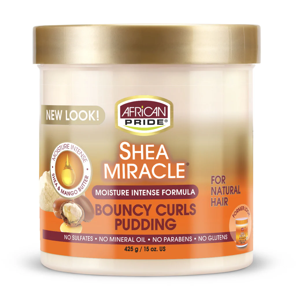 African Pride Shea Miracle Bouncy Curls Pudding 425g/15oz