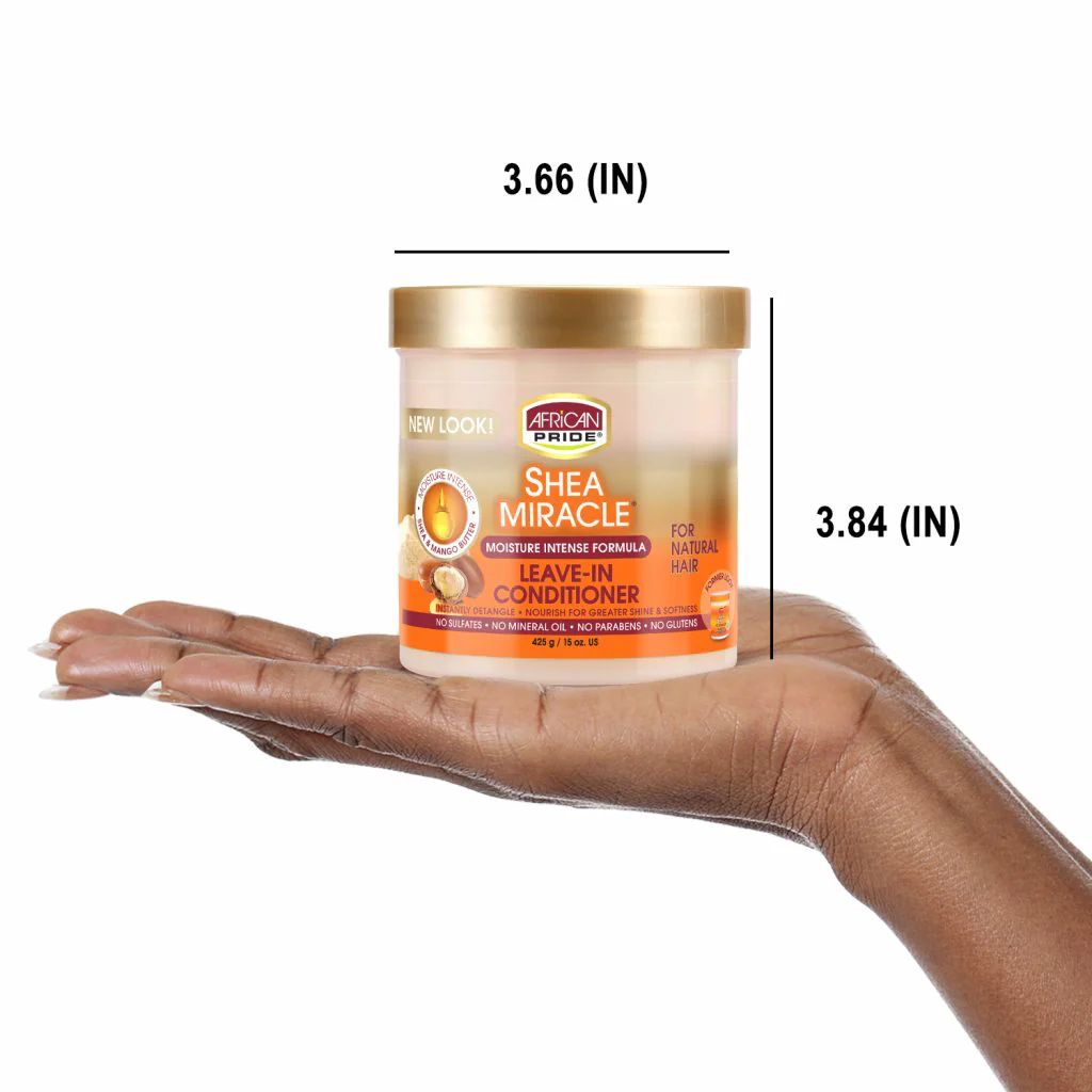 African Pride Shea Miracle Leave-In Conditioner 425g/15oz - Image 6
