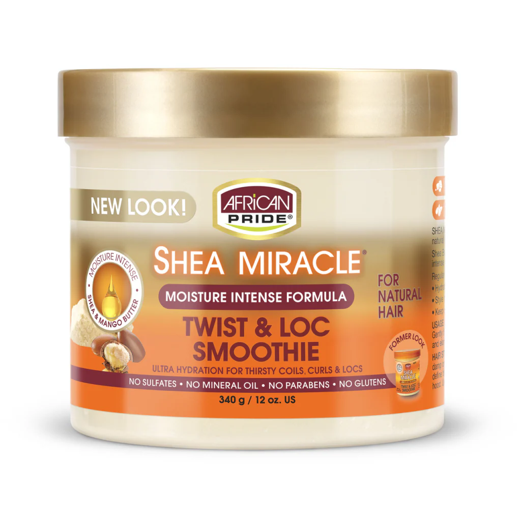 African Pride Shea Miracle Twist & Loc Smoothie 340g/12oz