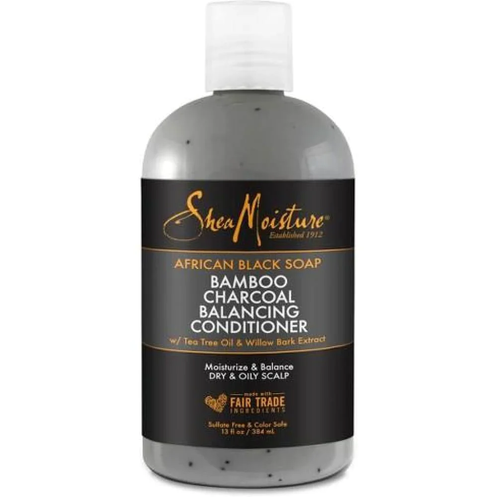 Shea Moisture Bamboo African Black Soap Bamboo Charcoal Balancing Conditioner 384ml
