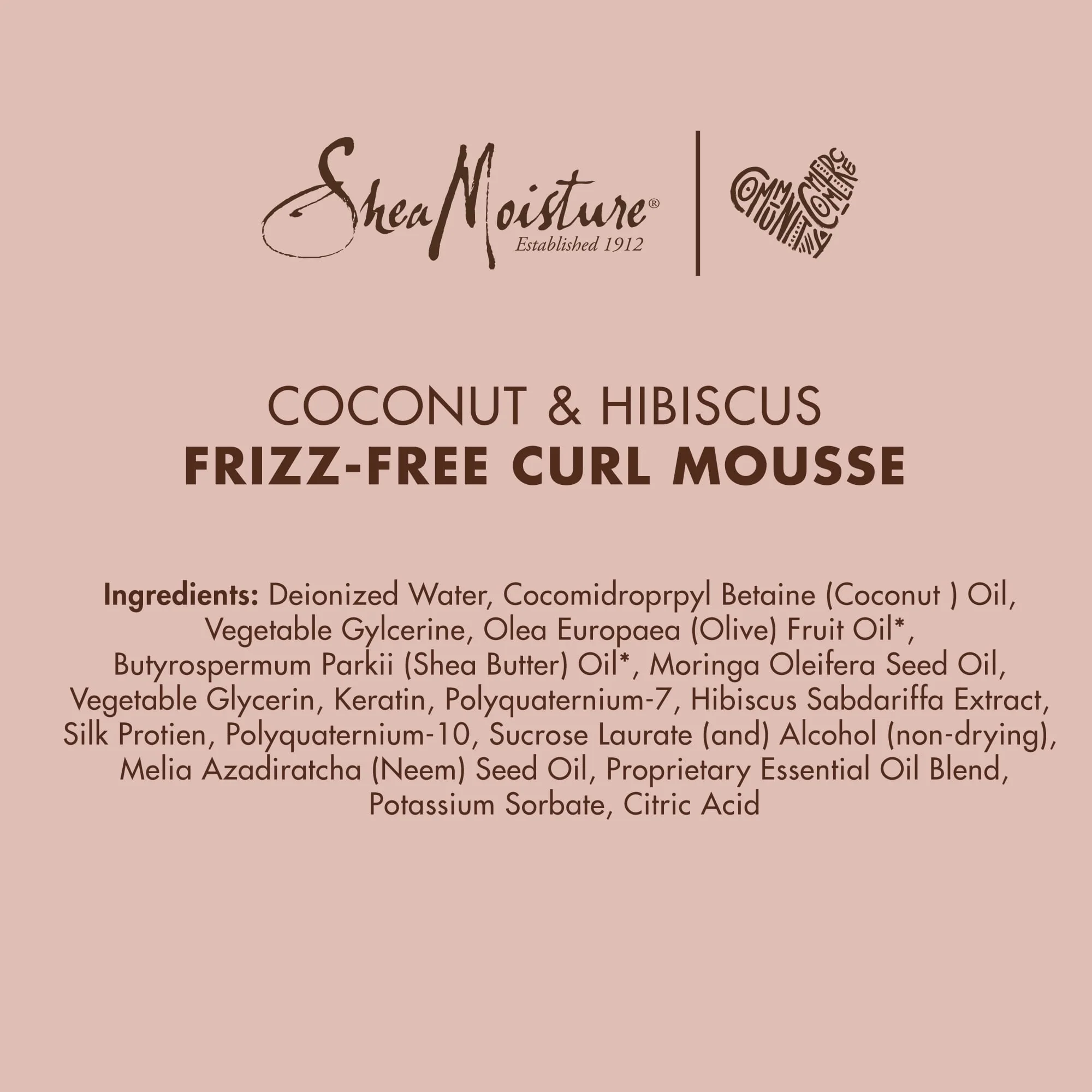Shea Moisture Coconut & Hibiscus Curl Mousse 222ml - Image 6