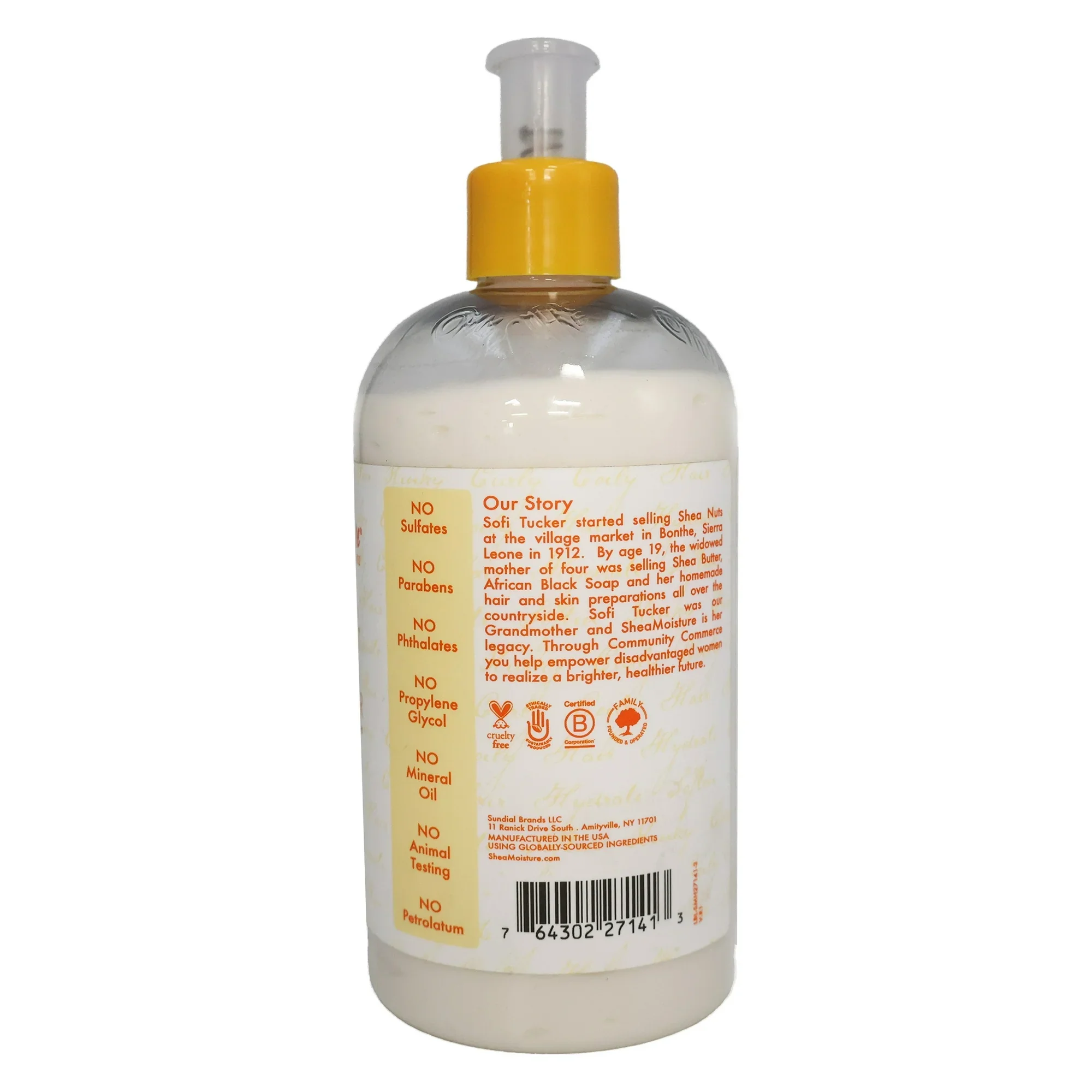 Shea Moisture Coconut Custard Make It Last Wash N' Go Conditioner 384ml - Image 3