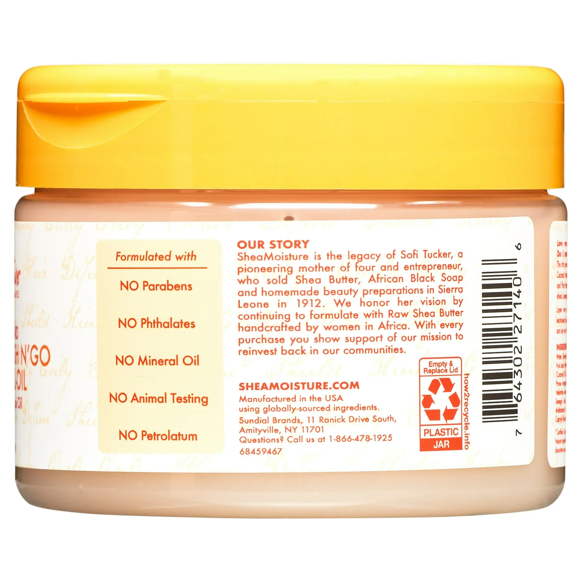 Shea Moisture Coconut Custard Make It Last Wash N' Go Defining Gel-Oil 340g - Image 7