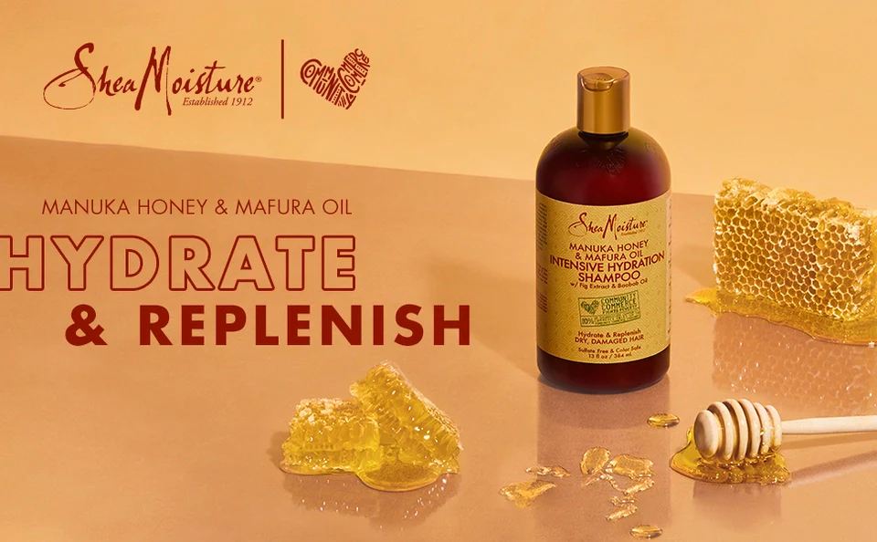 Shea Moisture Manuka Honey & Mafura Oil Set Shampoo 384ml and Conditioner 384ml - Image 3