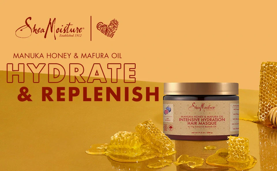 Shea Moisture Manuka Honey & Mafura Oil Intensive Hydration Set Shampoo 384ml Conditioner 384ml Hair mask 340g - Image 3