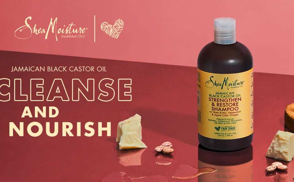 Shea Moisture Jamaican Black Castor Oil Set Strengthening Shampoo 384ml & Conditioner384ml - Image 4