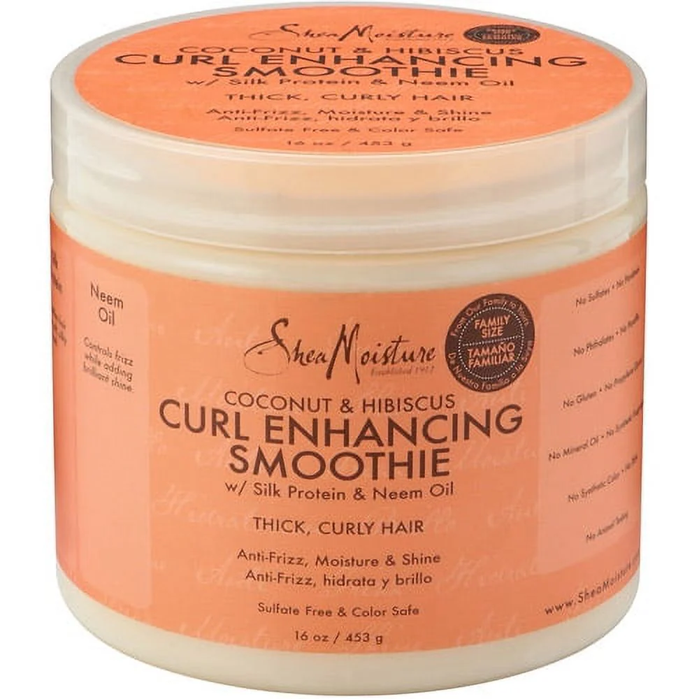 Shea Moisture Coconut & Hibiscus Curl Enhancing Smoothie 340g - Image 3