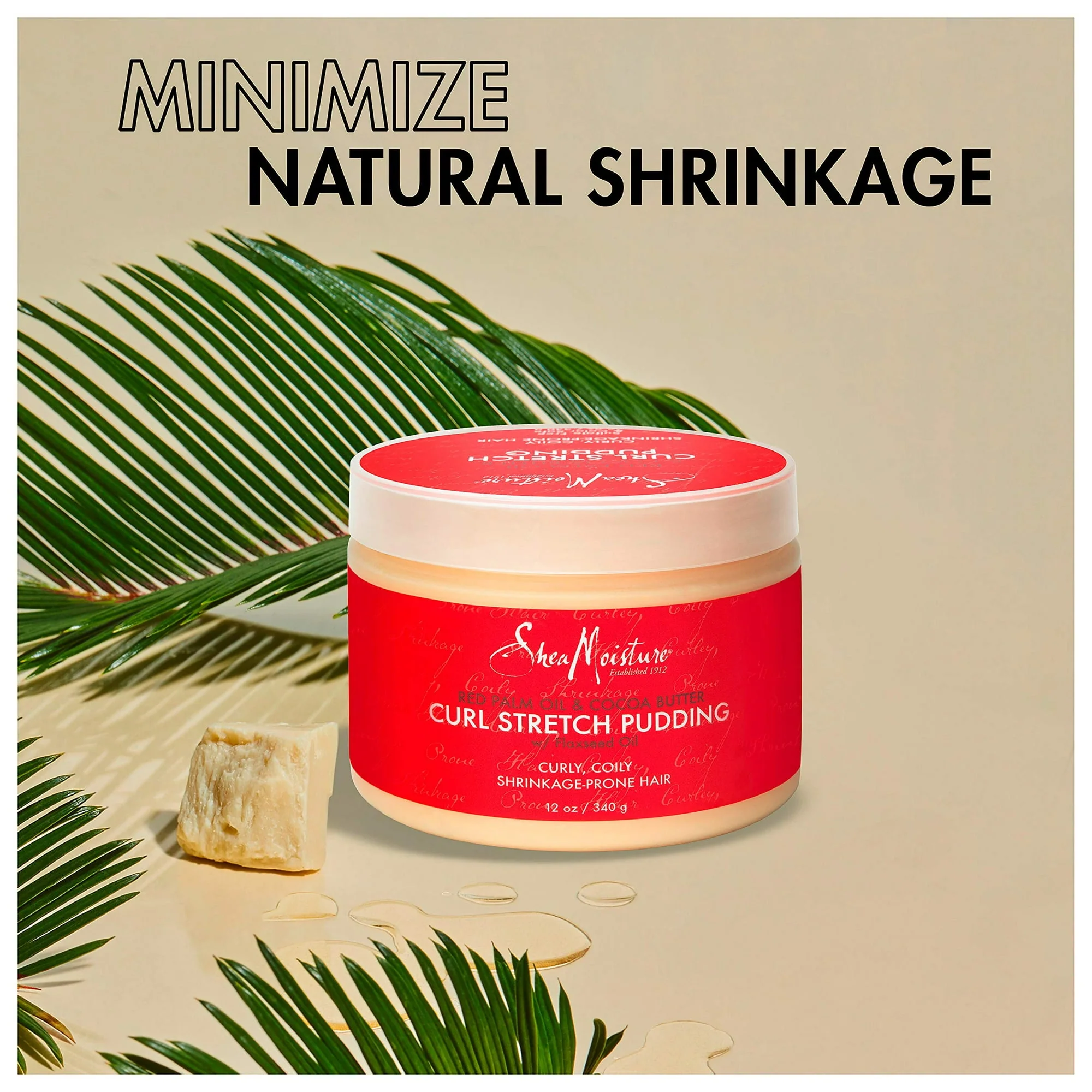 Sheamoisture Curl Stretch Pudding For Curls Red Palm Oil And Cocoa Butter With Shea Butter 326g - Image 2