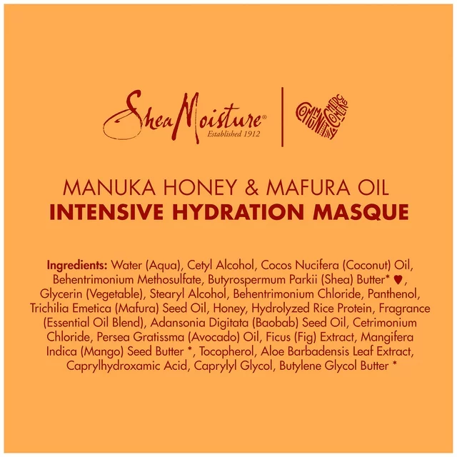 Shea Moisture Hydrating Hair Mask 326g - Image 4