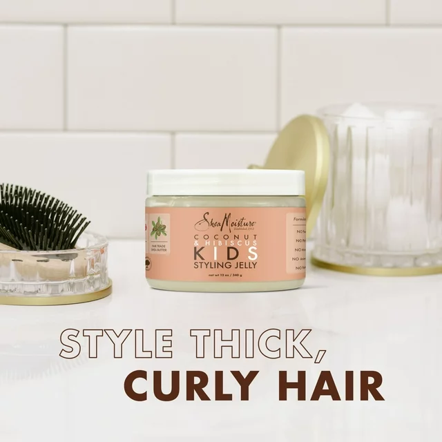 Shea Moisture Kids Coconut and Hibiscus Styling Gel Jelly 340g - Image 3