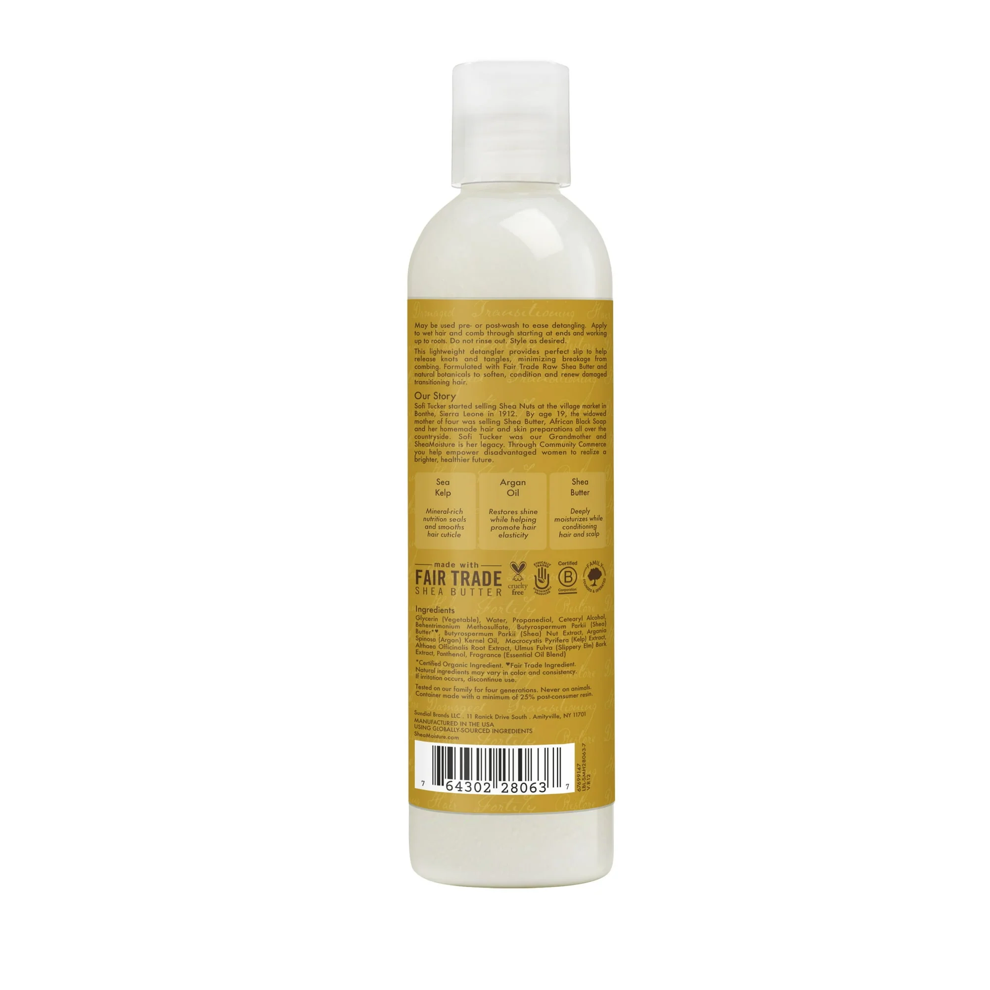 Shea Moisture Raw Shea Butter Deep Moisturizing Detangler 237ml - Image 2