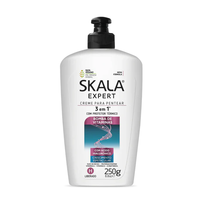 skala CREME PARA PENTEAR 3 EM 1 Vitamin Bomb Styling Cream with Hyaluronic Acid