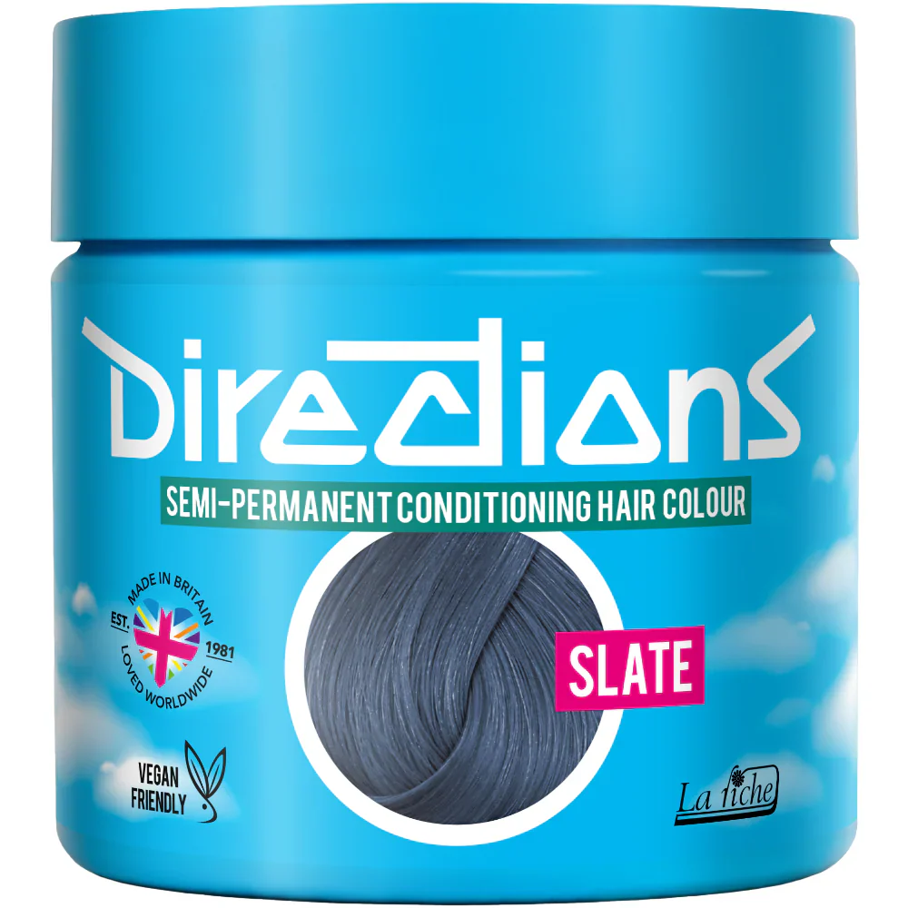 DIRECTIONS Slate Semi-permanent hair colour 100ml