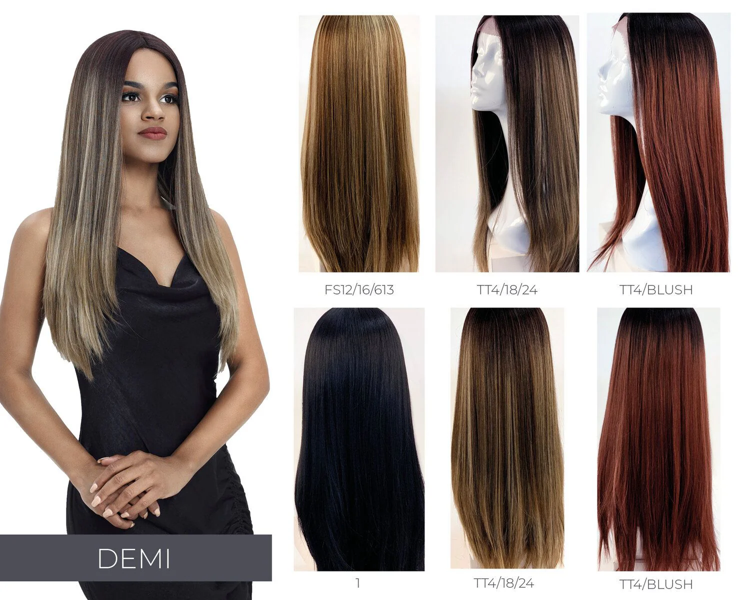 SLEEK DEMI  SPOTLIGHT PREMIUM   HUMAN HAIR BLENDED LACE WIG - Image 3