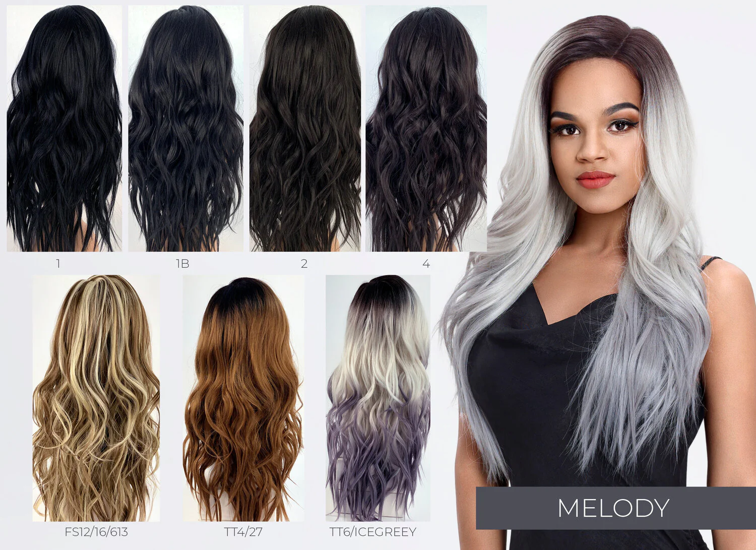 SLEEK MELODY SPOTLIGHT 101 SYNTHETIC LACE FRONT / PARTING WIG - Image 2
