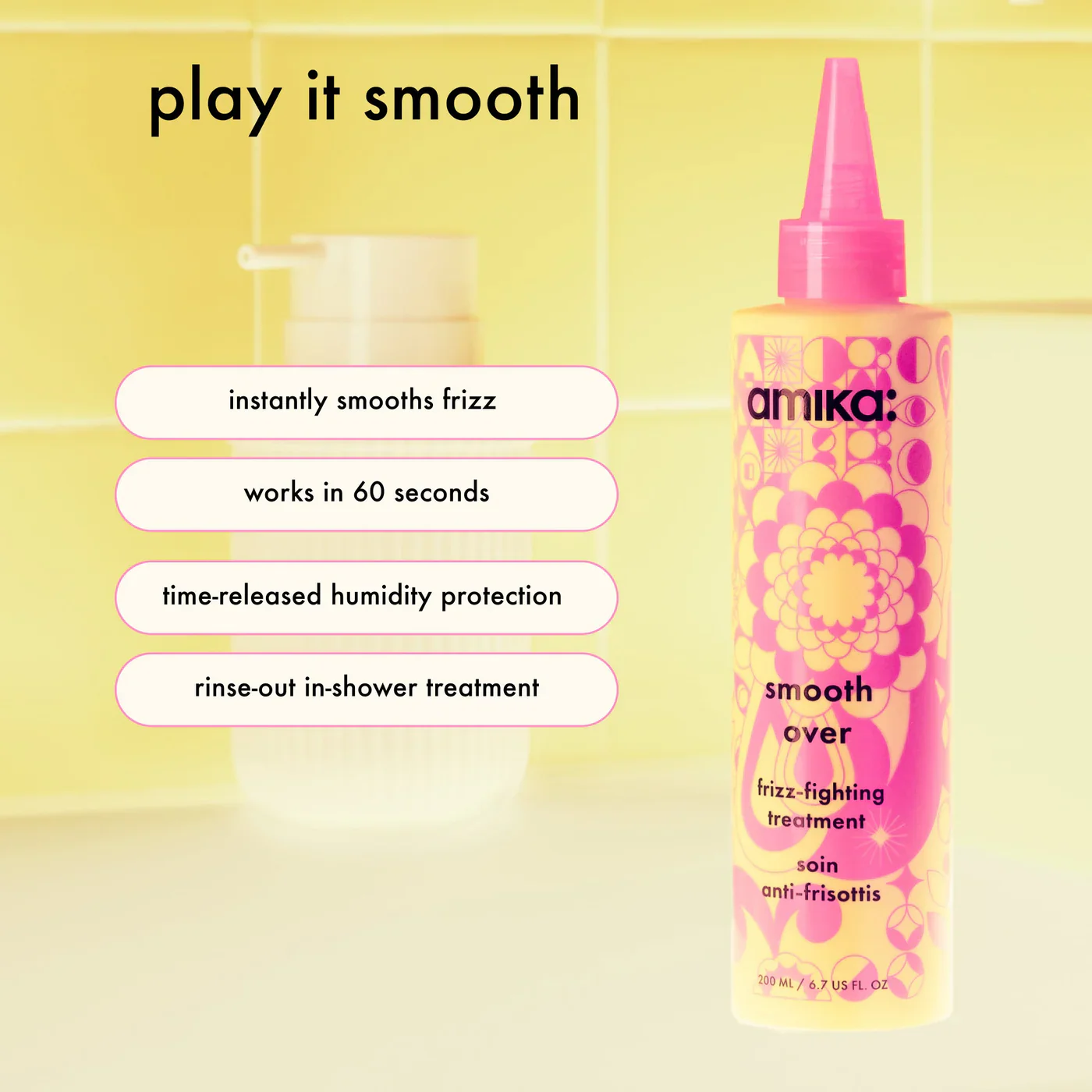 Amika Smooth Over Frizz-Fighting Treatment Mask 200ml/6.7oz - Image 2