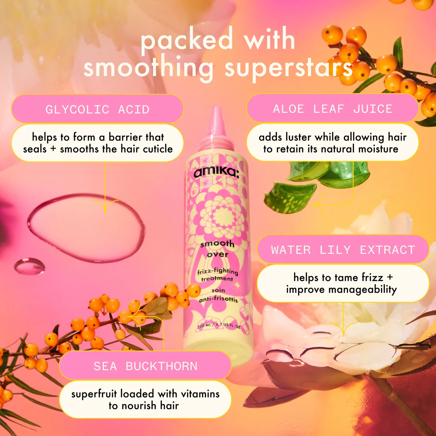 Amika Smooth Over Frizz-Fighting Treatment Mask 200ml/6.7oz - Image 4