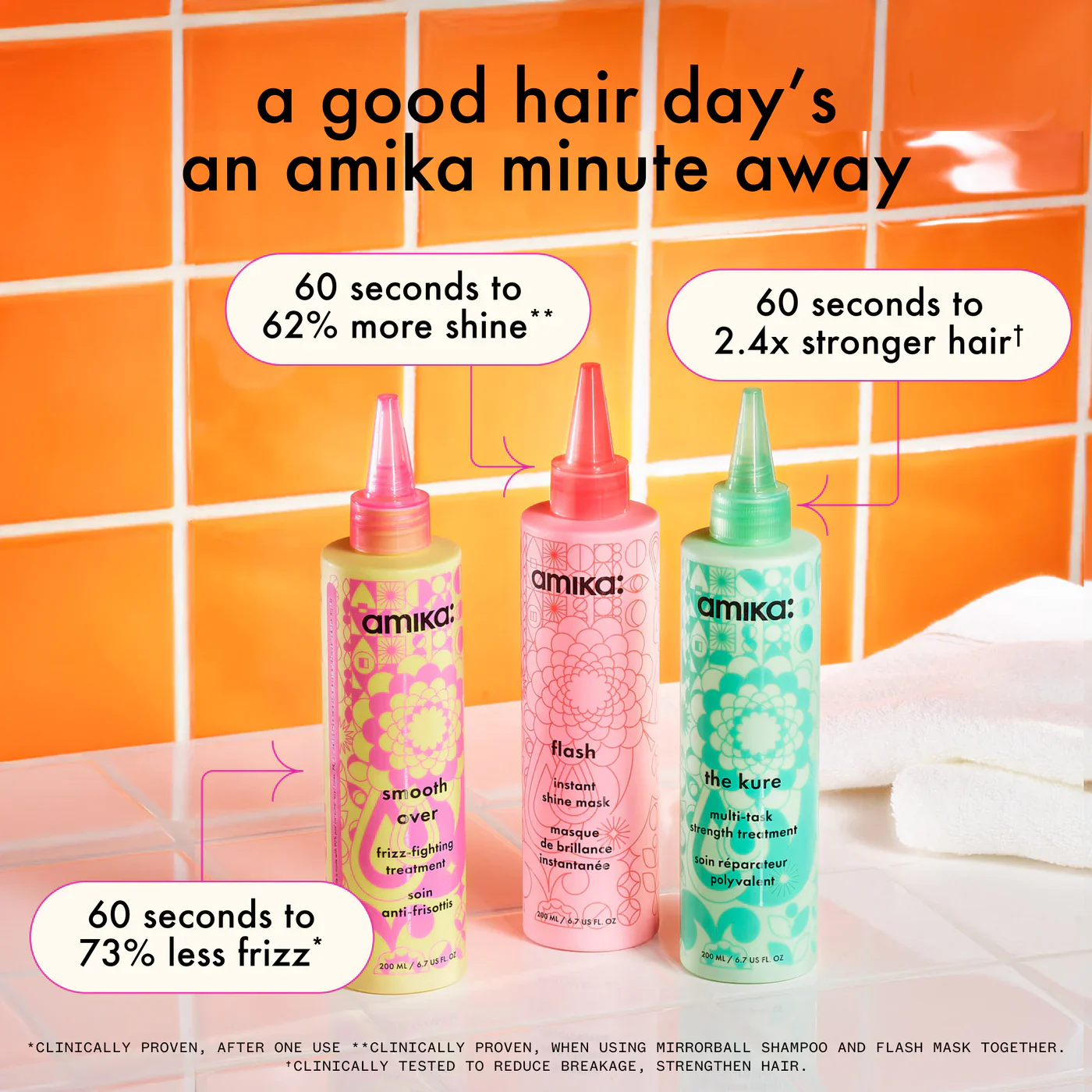 Amika Smooth Over Frizz-Fighting Treatment Mask 200ml/6.7oz - Image 8