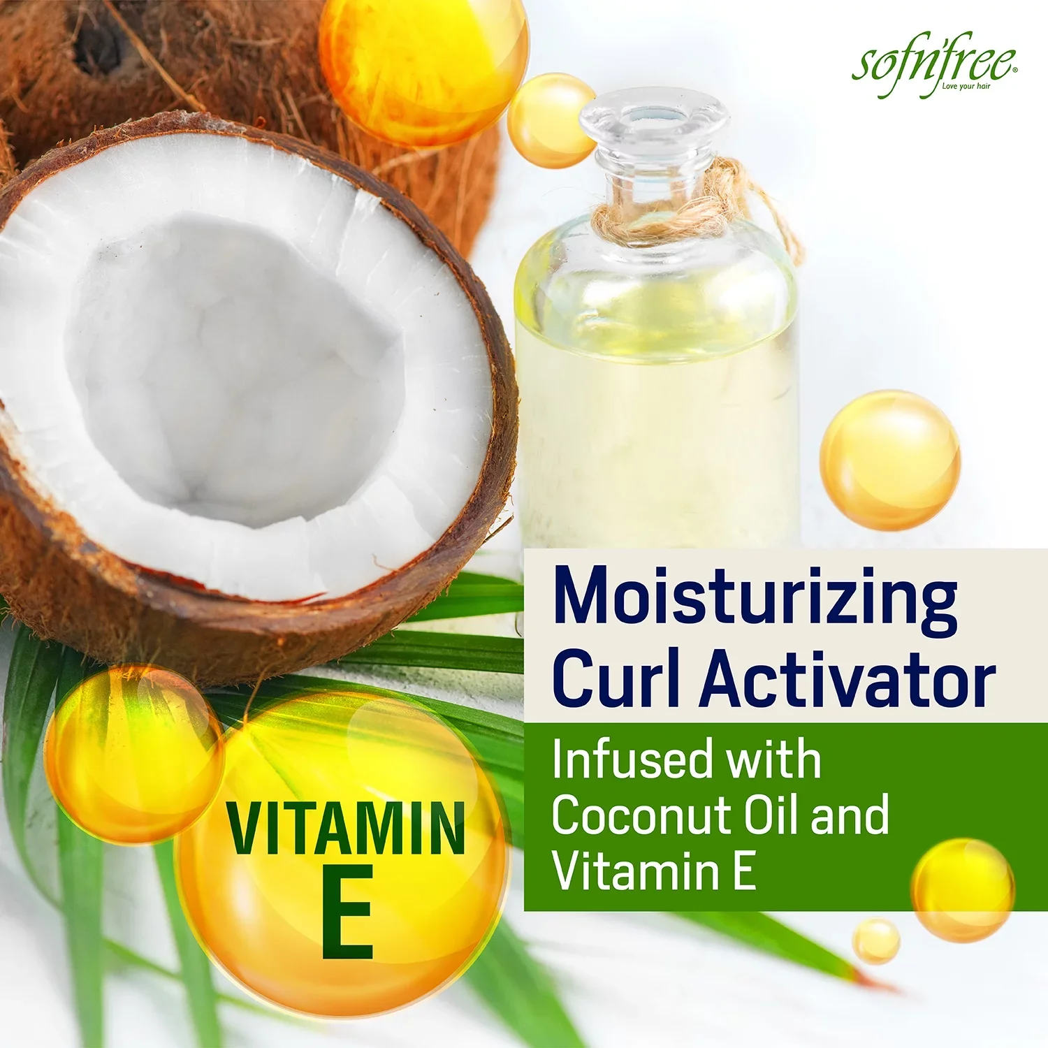 Sofn’Free Moisturizer & Curl Activator for Natural Hair 1000ml - Image 4