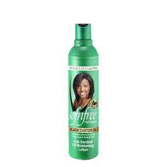 Sofn’Free Black Castor Oil with Anti-Dandruff Oil Moisturising Lotion 350ml