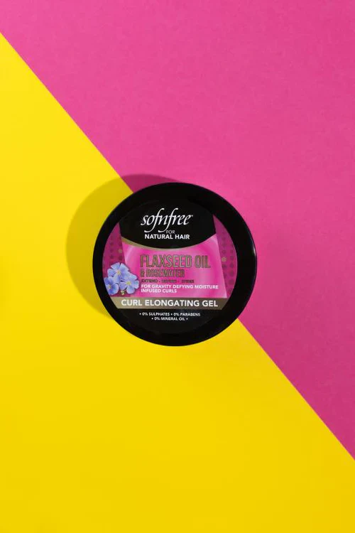 Sofn’Free Curl Elongating Gel with Flaxseed Oil & Rosewater 325ml - Image 4