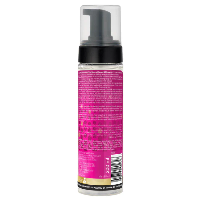 Sofn’Free Curling Mousse with Flaxseed Oil & Rosewater 200ml - Image 4