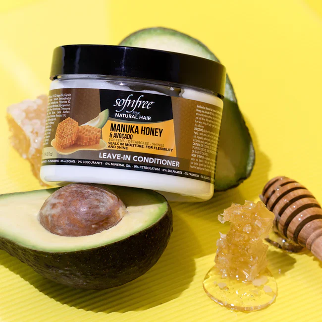 Sofn’Free Leave-In Conditioner with Manuka Honey & Avocado Oil 325ml - Image 3