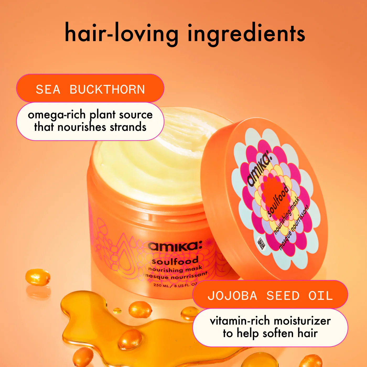 Amika Soulfood Nourishing Hair Mask - Image 8