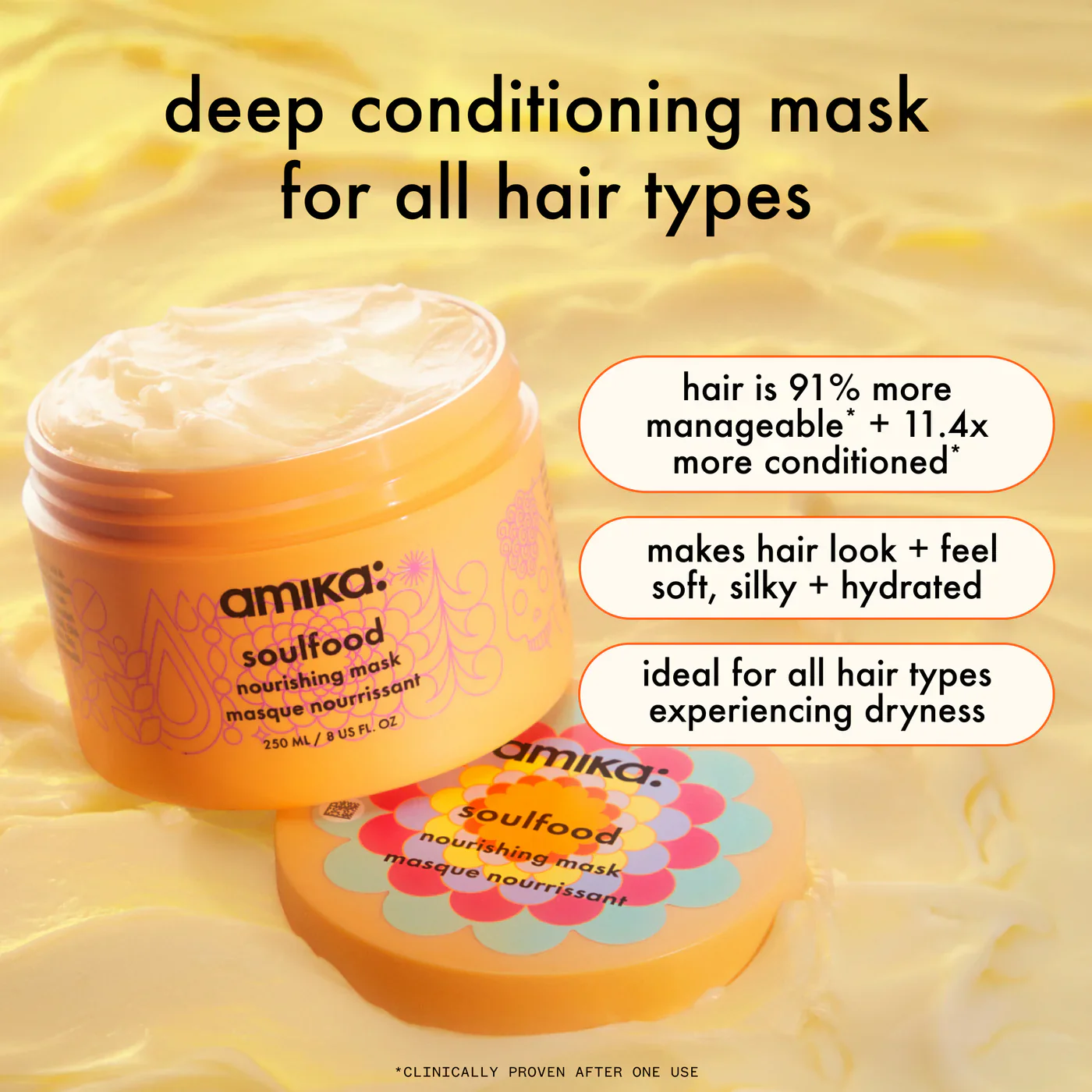 Amika Soulfood Nourishing Hair Mask - Image 9
