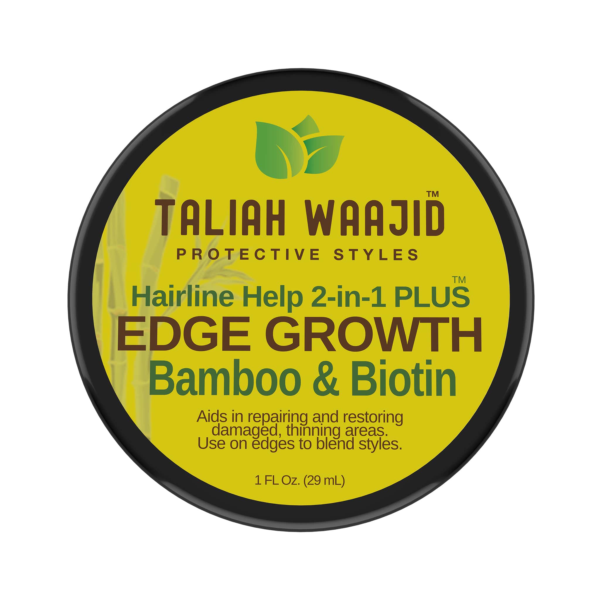 Taliah Waajid Protective Styles Hairline Help 2-In-1 Plus Bamboo And Biotin Edge Grow 29ml