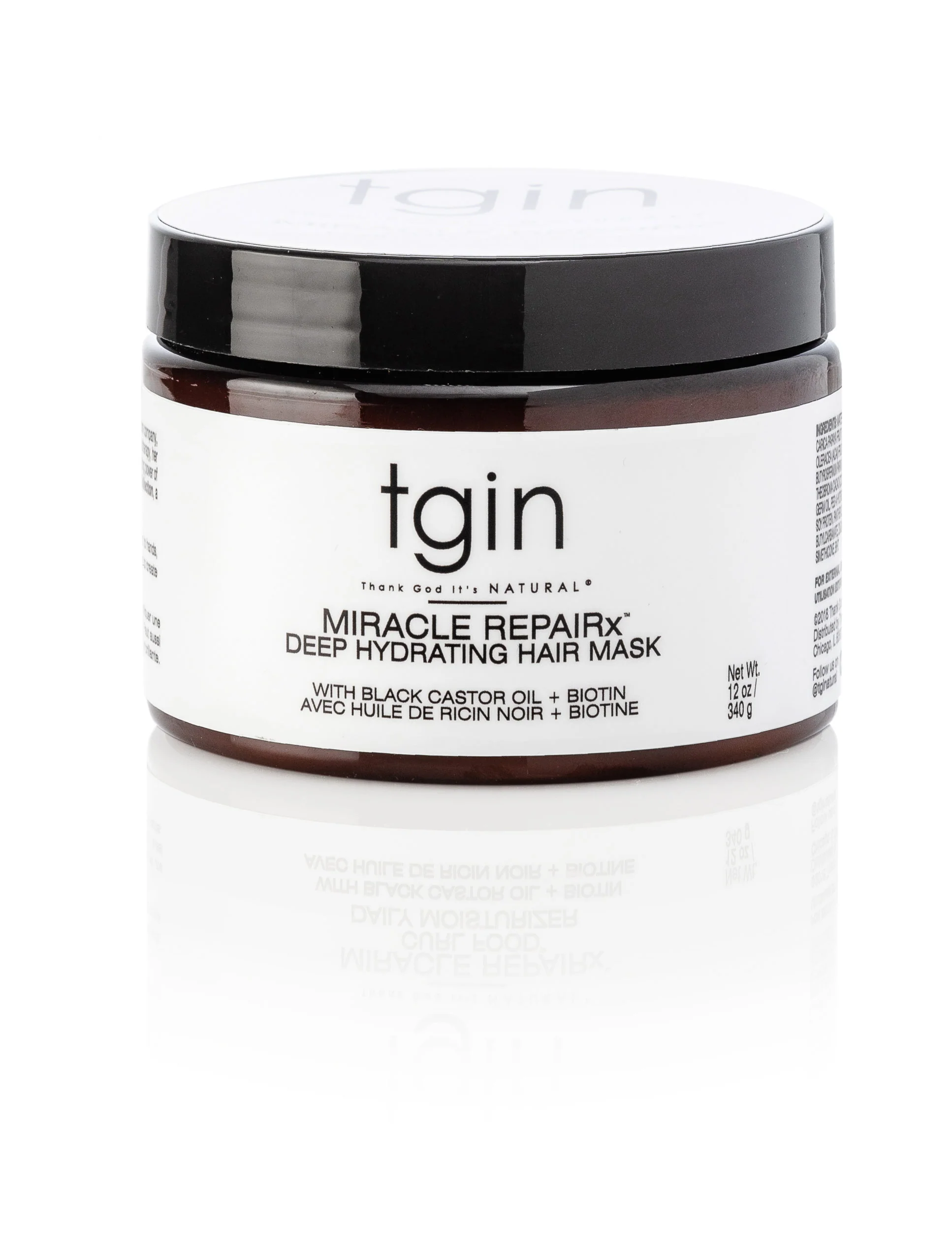 Tgin Thank God it's Natural Miracle RepaiRx Deep Hydrating Hair Mask- 12oz