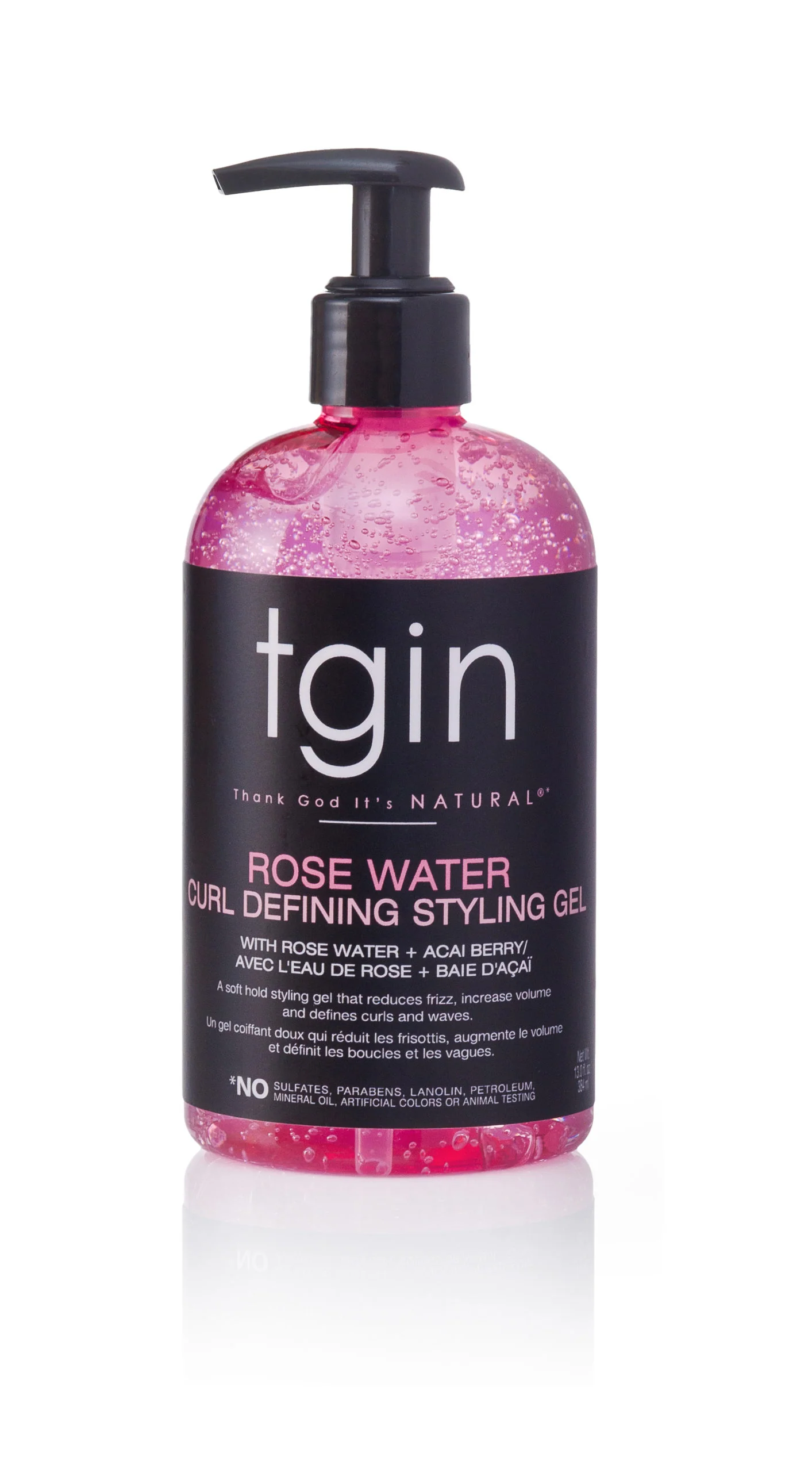 Tgin Thank God it's Natural  Rosewater Curl Defining Styling Gel – 13oz - Image 2