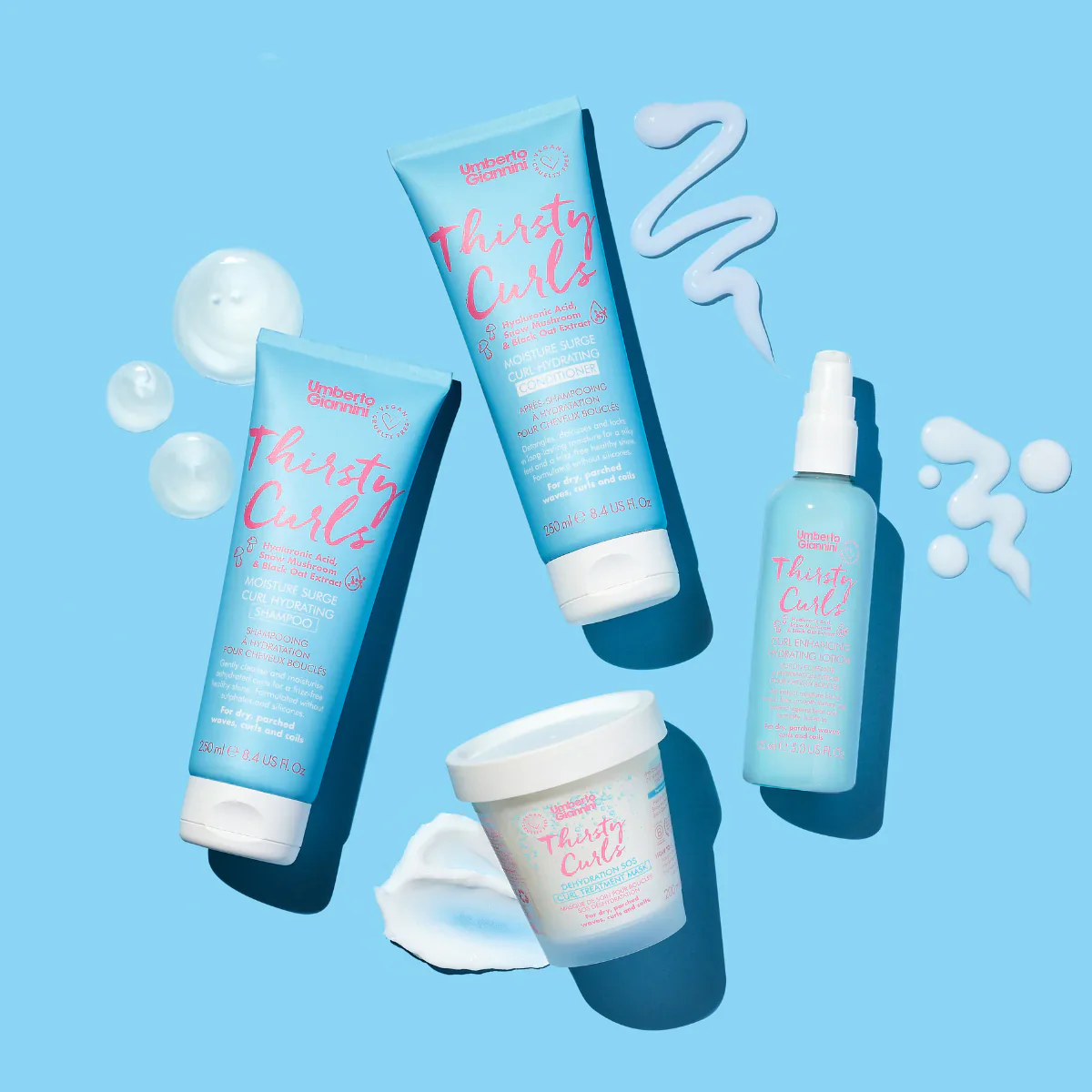 Umberto Giannini Thirsty Curls Curl Enhancing Hydrating Lotion 150ml/5oz - Image 2