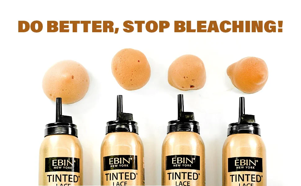 Ebin Tinted Lace Foaming Mousse Light Warm Brown 100ml/3.38oz - Image 9