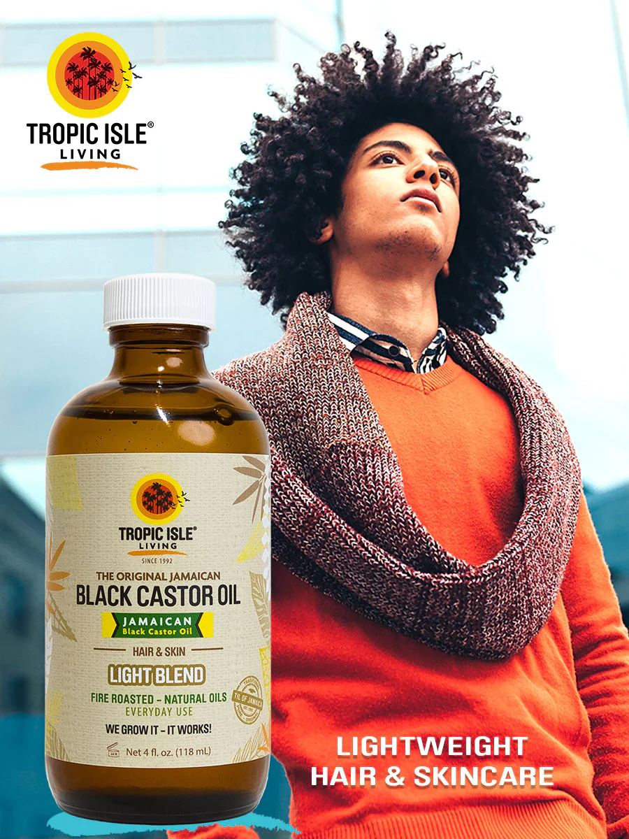 Tropic Isle Living Jamaican Black Castor Oil Light Blend 118ml - Image 3