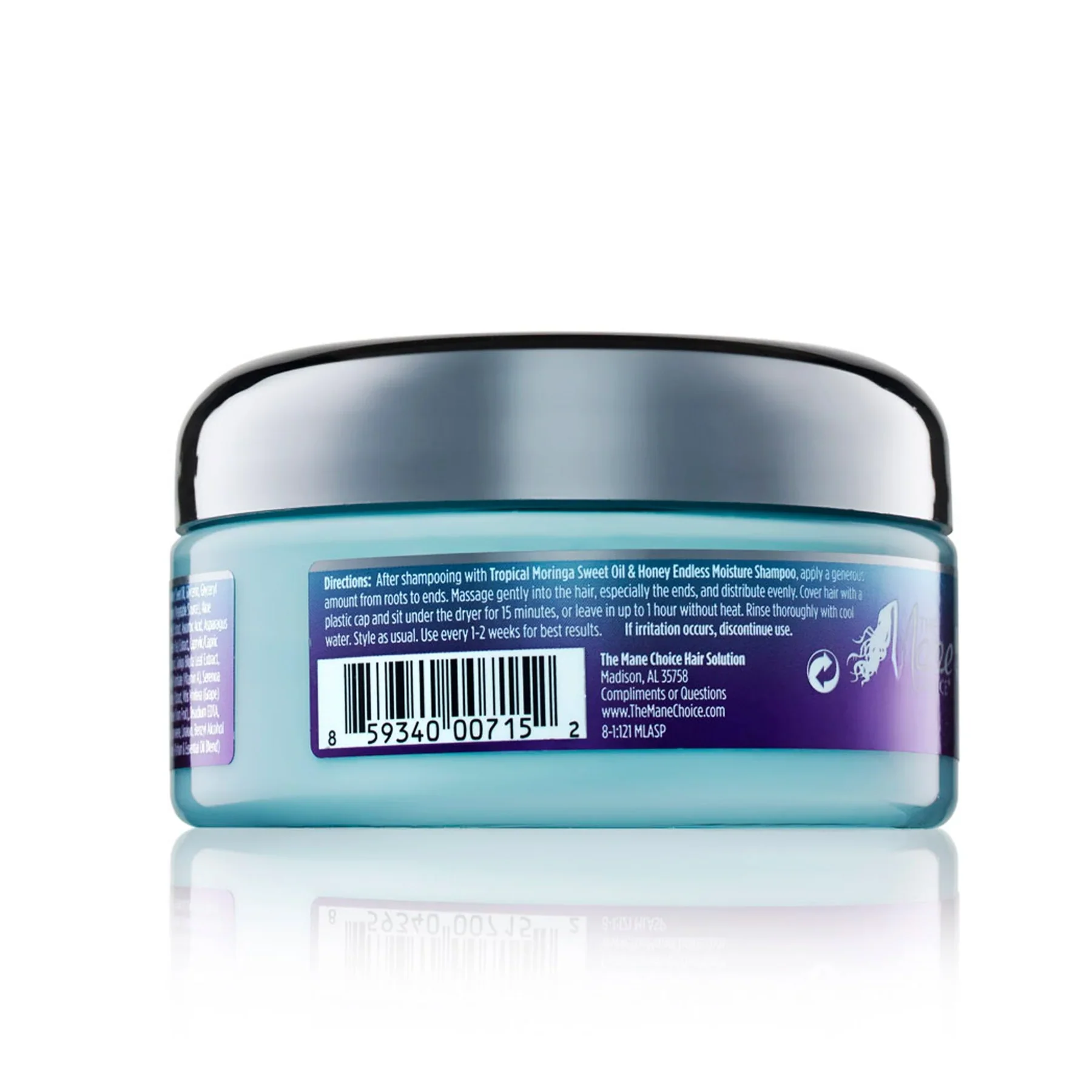 The Mane Choice Tropical Moringa Sweet Oil & Honey Endless Moisture Mask 237ml - Image 3