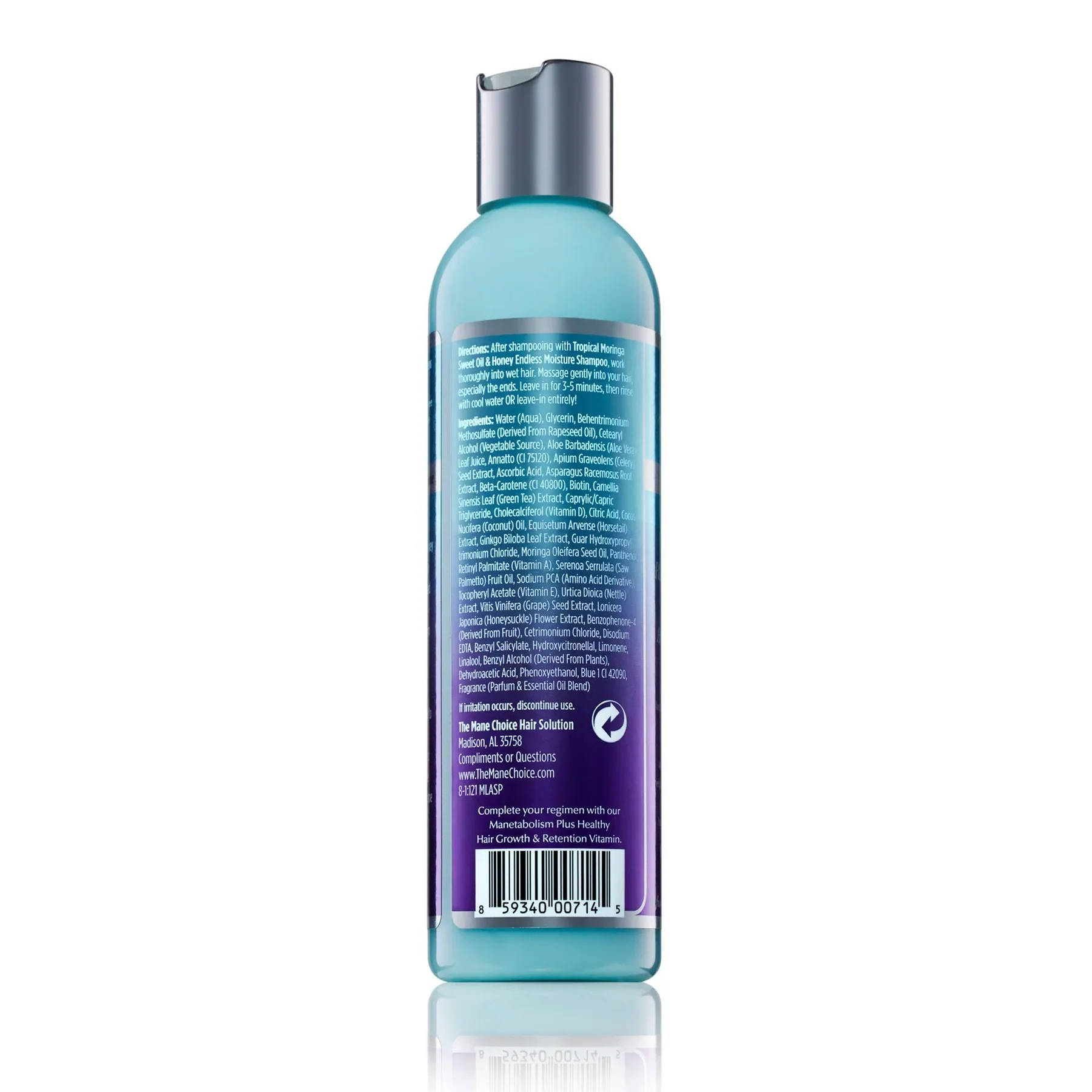 The Mane Choice Tropical Moringa Sweet Oil & Honey Endless Moisture Rinse Out or Leave-In Conditioner 237ml - Image 3