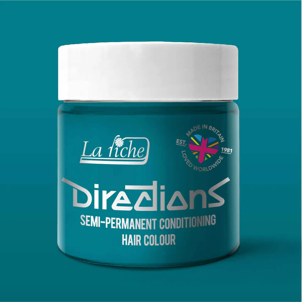 DIRECTIONS Turquoise Semi-permanent hair colour 100ml - Image 2