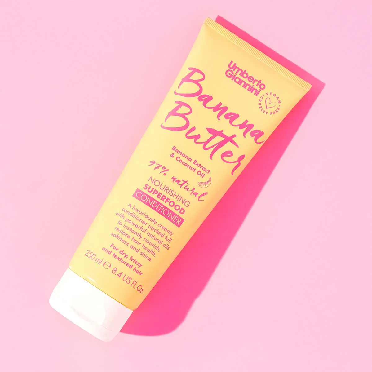 Umberto Giannini Banana Butter Nourishing Superfood Conditioner 250ml/8.4oz - Image 5